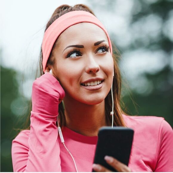 None Accessories - 10 pc Headband Set Pink